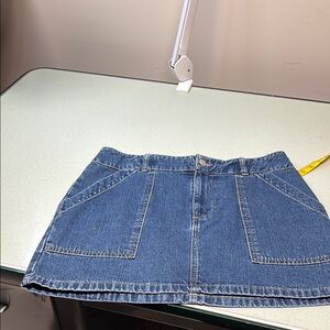 Denim Mini Skirt
